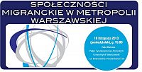 Społeczności migranckie w metropolii warszawskiej