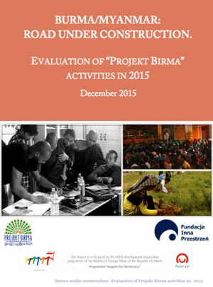 Projekt Birma - raport 2015